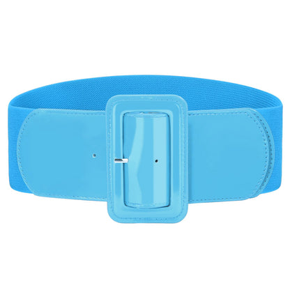 HOTVONMELLI Stretchy Wide Women Belts Elastic Vintage Belts for Women Fashion Ladies Waist Belt for Dress