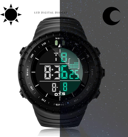 HOTPALADA Men's Digital Sports Watch Waterproof Tactical Watch with LED Backlight Watches for Men