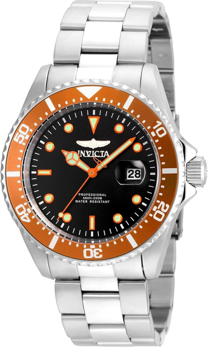 HOTInvicta Men's 22019 Pro Diver Analog Display Quartz Silver Watch
