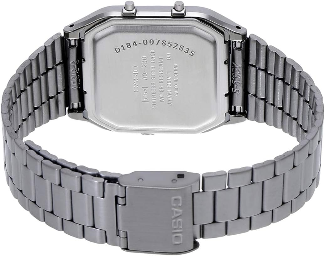 HOTCasio Analog-Digital Fashion Quartz Mens Vintage Casio AQ-230GG-9A