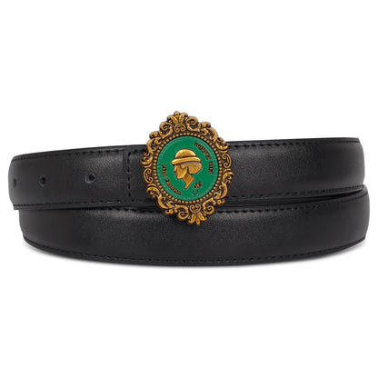 HOTAurolran Women's Leather Belt with Buckle - Ideal for Dresses, Jeans, and Coats