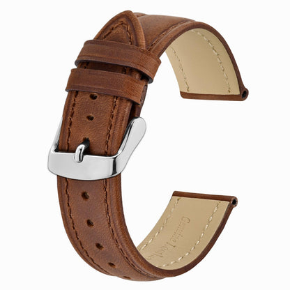 HOTBISONSTRAP Watch Strap, Vintage Leather Replacement Bracelet, Band Width-14mm 15mm 16mm 17mm 18mm 19mm 20mm 21mm 22mm 23mm 24mm