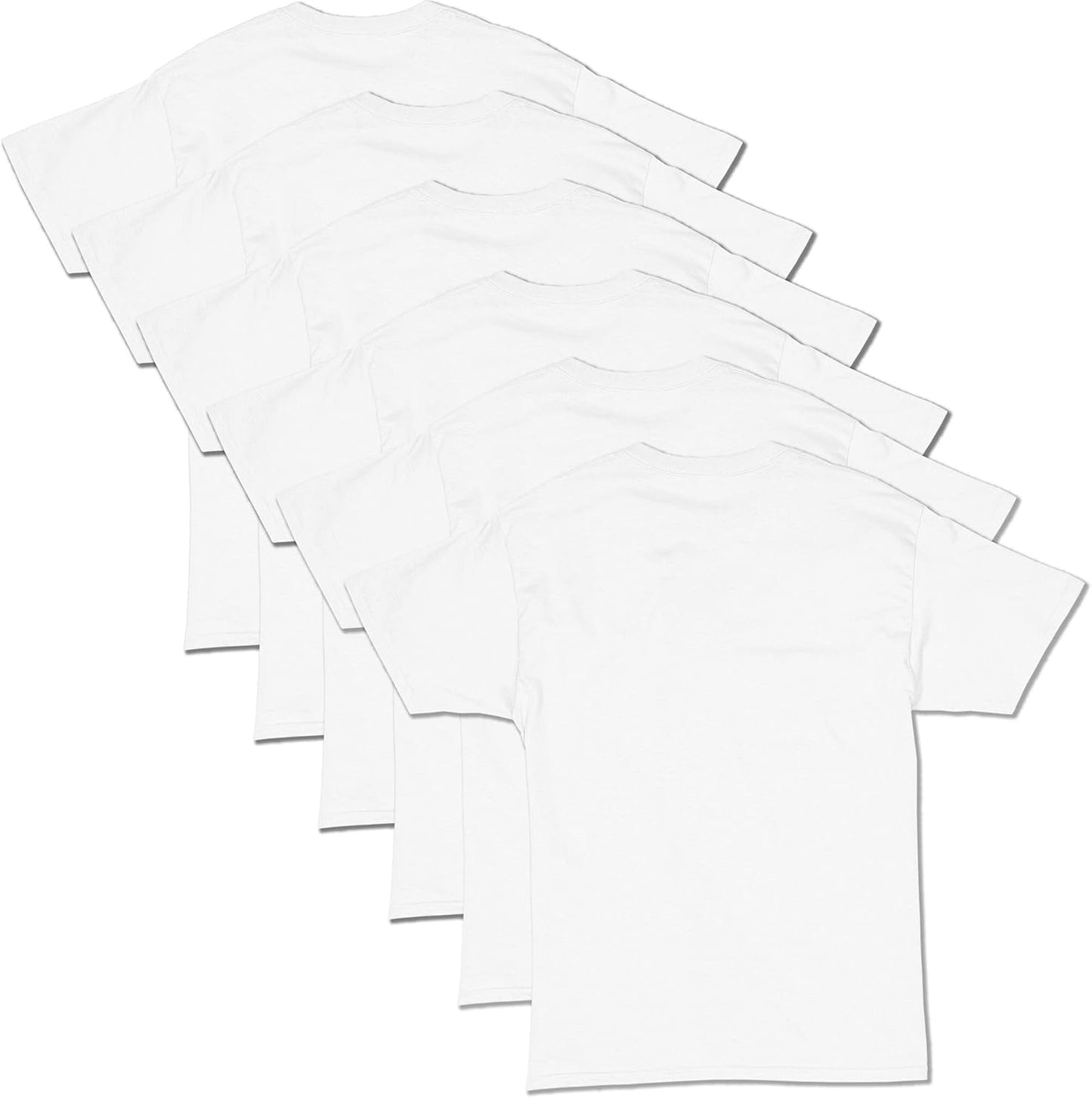 HOTHanes Men's T-Shirt Pack - 4 or 6 Pack - Essential-T Crewneck Cotton T-Shirts - Everyday Men's Clothing - Big & Tall