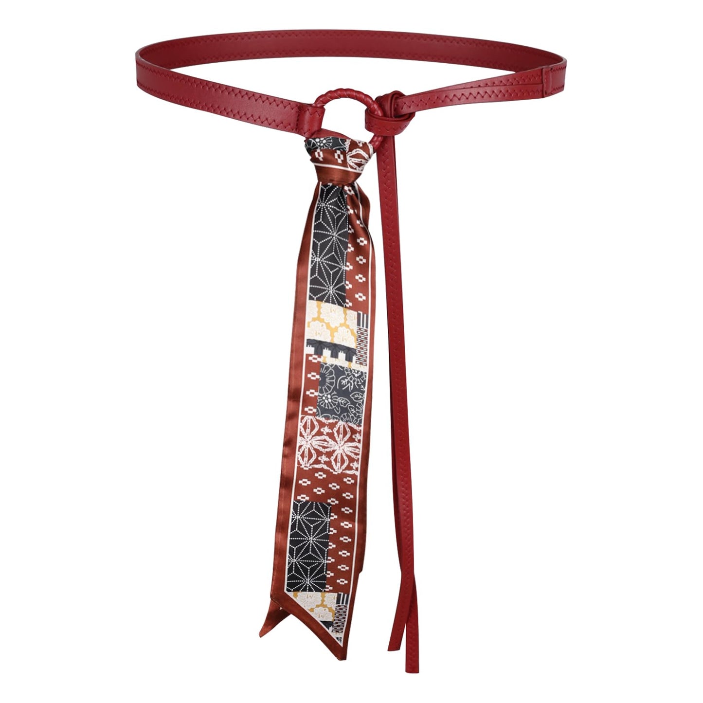HOTAurolran Women's Leather Belt with Buckle - Ideal for Dresses, Jeans, and Coats