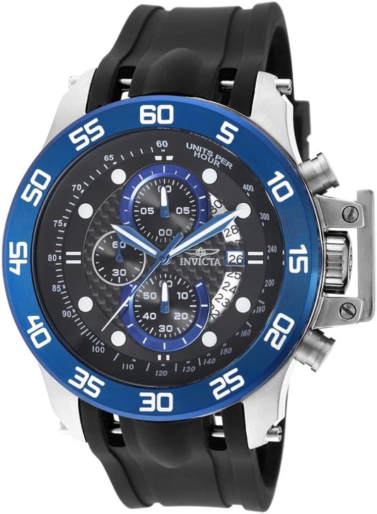 HOTInvicta Men's I-Force Analog Display Japanese Quartz Black Watch