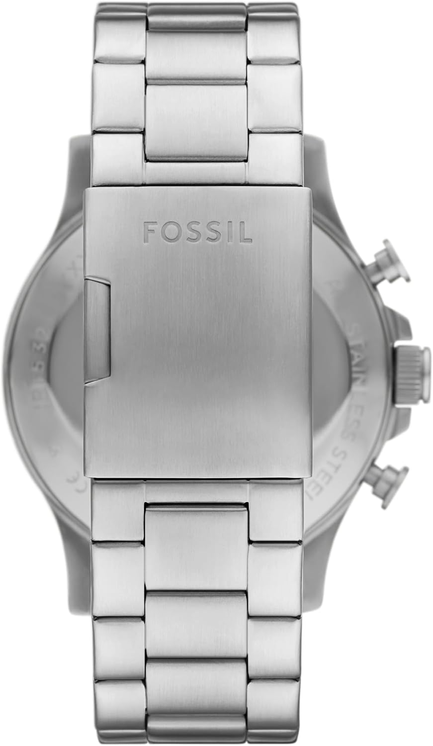 HOTFossil Men's Nate Quartz Watch, Oversized Stainless Steel Chronograph Watch for Men