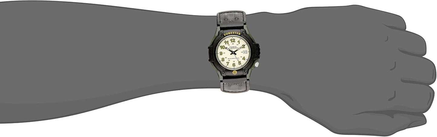 HOTCasio FT500WC Series | Men's Analog Watch | 100 Meter Water Resistance | LED Light | Date Display | Leather/Cloth Band | Regular Time Keeping (HR, Min, SEC, PM, Date, Day) | 3 Year Battery