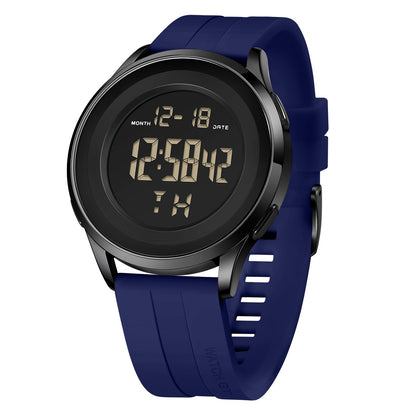 HOTCOSSINIGE Mens Digital Waterproof Military Watch for Men Black Dive Tactical Sports Minimalist Ultra-Thin Wrist Watch