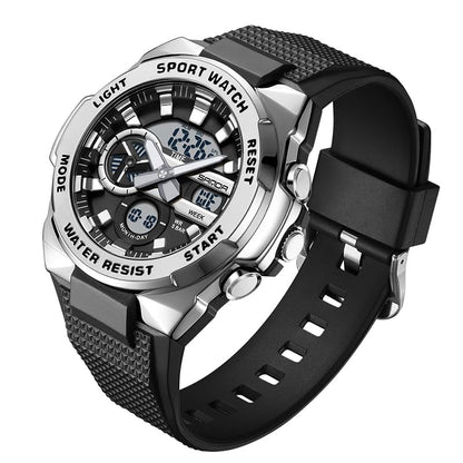 HOTFANMIS Mens Military Multifunction Digital LED Watch Electronic Waterproof Alarm Quartz Sports Watch