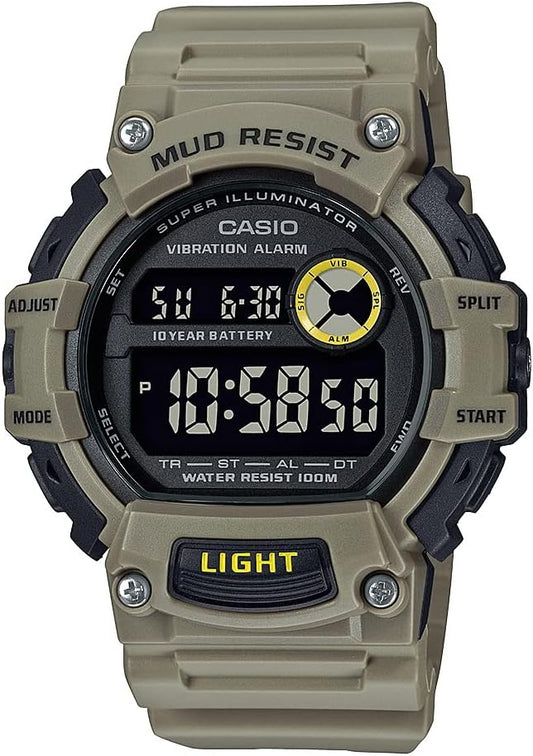HOTCasio TRT110H Series | Digital Watch | 100M WR | 1/100 SEC Stop Watch | LED Light | Mud Resistant | Low Temp Resistant | Auto Calendar | Dual Time | Vibration/Daily Alarm | 10 Year Battery