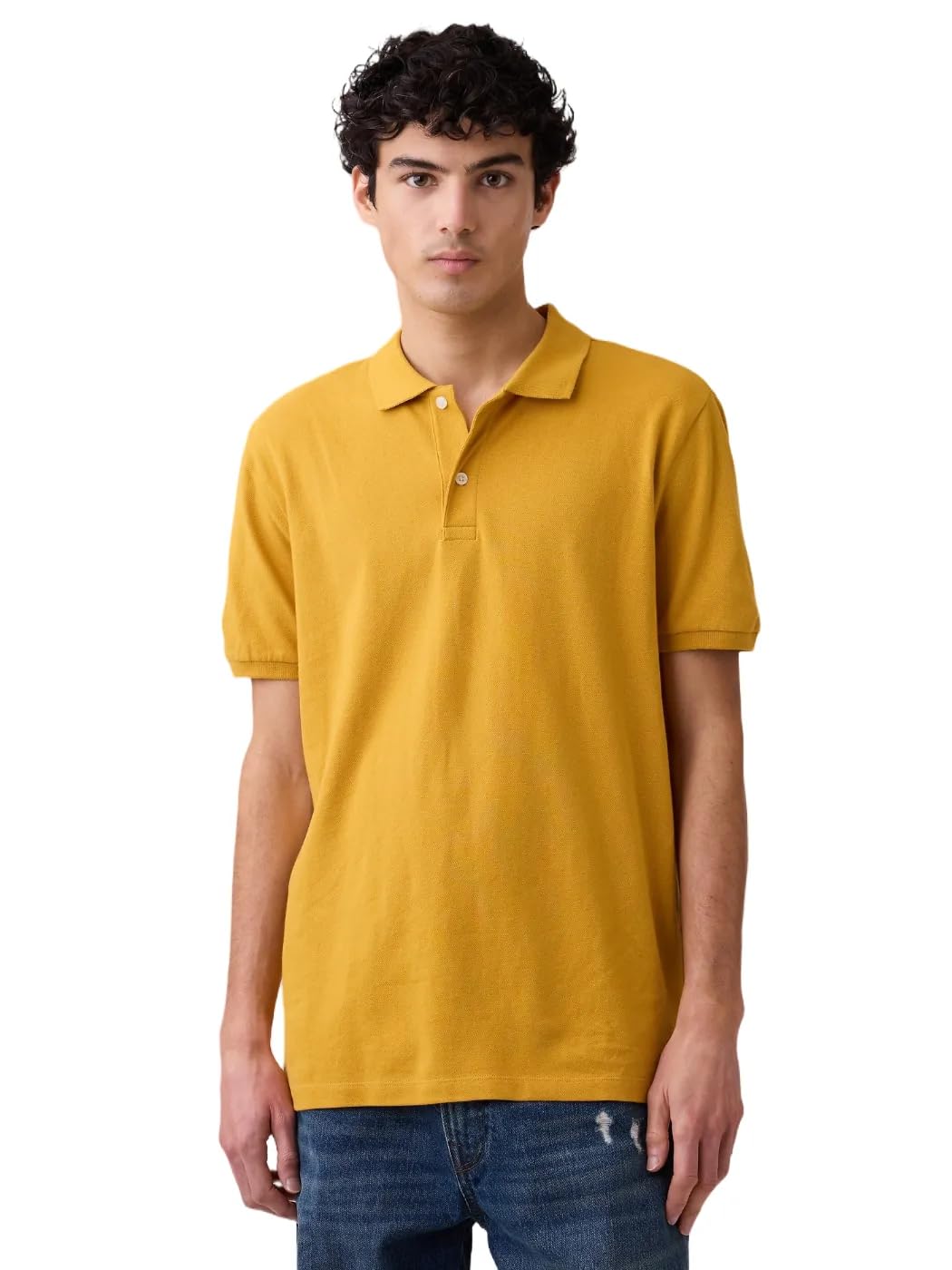 HOTGap Men's Stretch Pique Polo Shirt