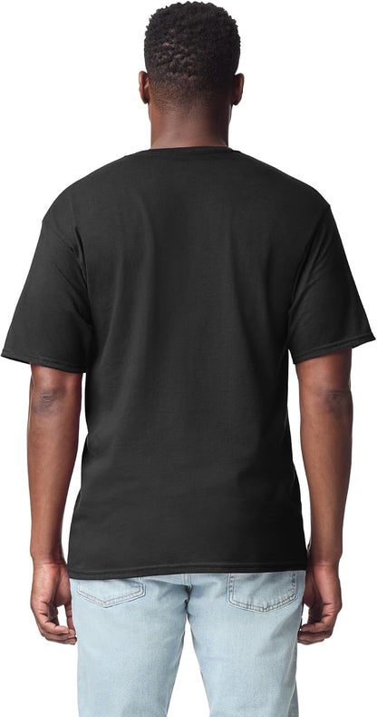 HOTGildan Unisex Adult DryBlend Workwear T-Shirts with Pocket, 2-Pack