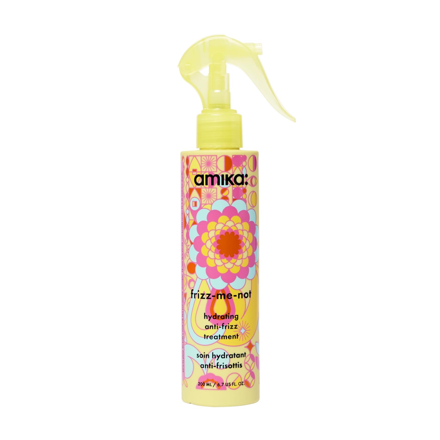 HOTamika frizz-me-not hydrating anti-frizz treatment | lightweight hydrating spray for medium to thick coarse hair types 2a-4c, humidity + heat protection, smooth frizz for up to 3 days