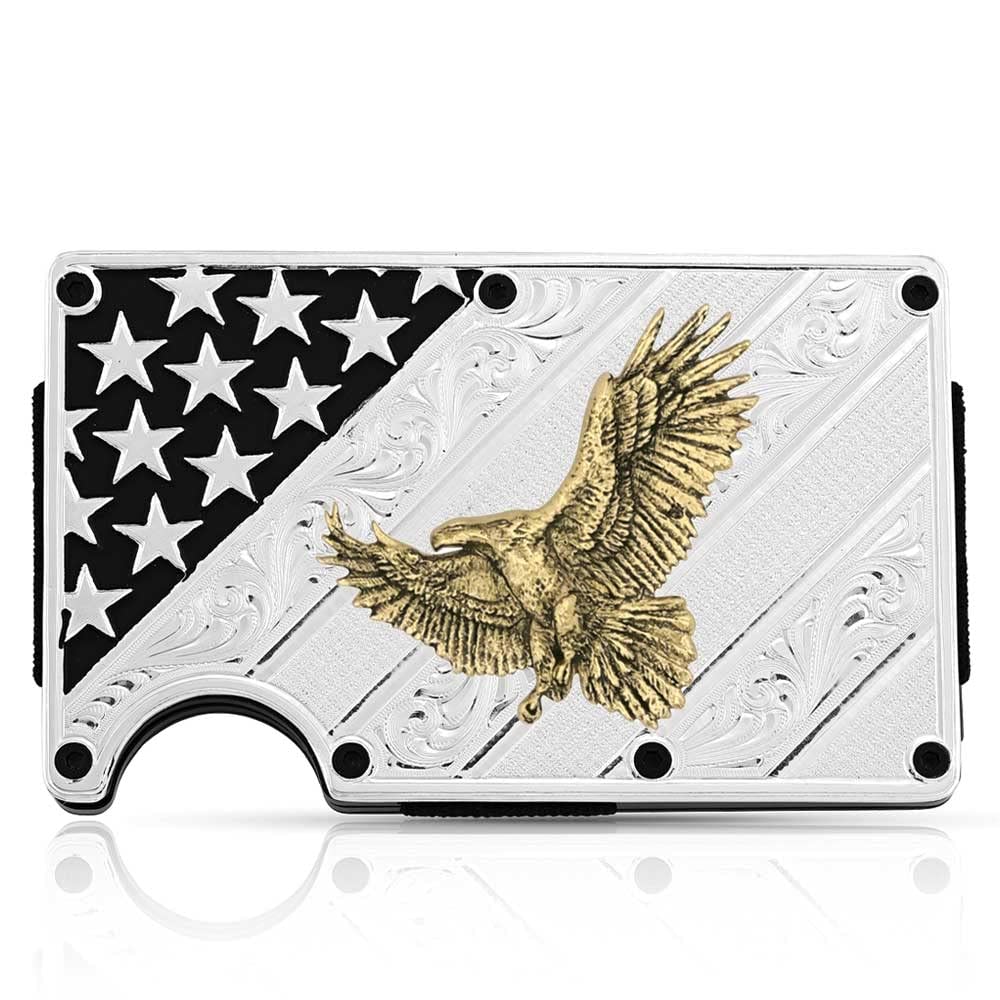 HOTMontana Silversmiths Made in the USA Western Lifestyle Credit Card & Cash Case (Montana Classic)