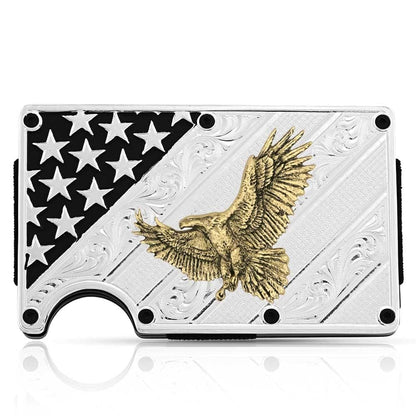 HOTMontana Silversmiths Made in the USA Western Lifestyle Credit Card & Cash Case (Montana Classic)