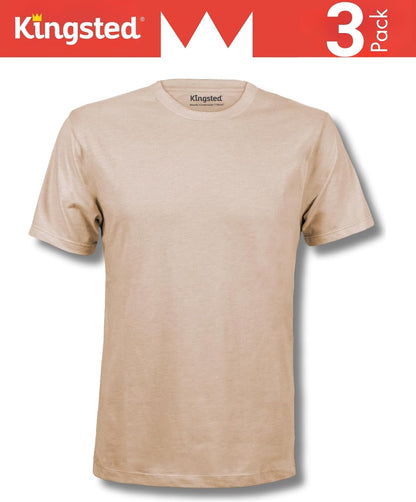 HOTKingsted T-Shirts for Men Pack - Royally Comfortable - Super Soft Premium Fabric - Well-Crafted Classic Tee