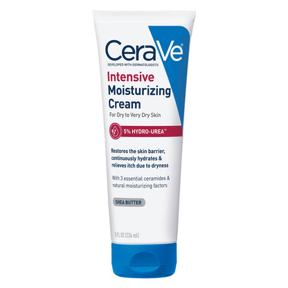 HOTCeraVe Intensive Moisturizing Cream, Body Moisturizer With Shea Butter, 72H Hydration + Skin Barrier Repair, Fragrance-Free Body Lotion For Extremely Dry Skin, 19oz | Packaging May Vary