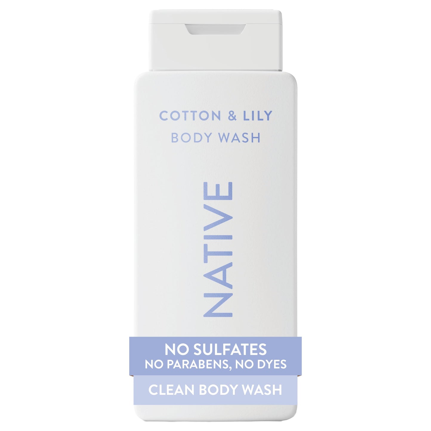 HOTNative Clean Body Wash, Gentle & pH-balanced for Sensitive Skin, 24-Hr Freshness for Men & Women, Vegan & Cruelty-Free, Free of Sulfates, Parabens & Phthalates, Sea Salt & Cedar, 18 fl oz