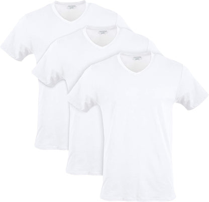 HOTGildan Men's Cotton Stretch T-Shirts, Multipack