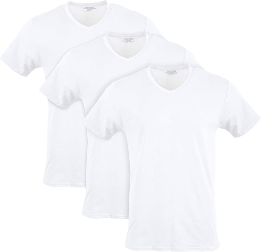 HOTGildan Men's Cotton Stretch T-Shirts, Multipack