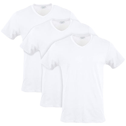 HOTGildan Men's Cotton Stretch T-Shirts, Multipack