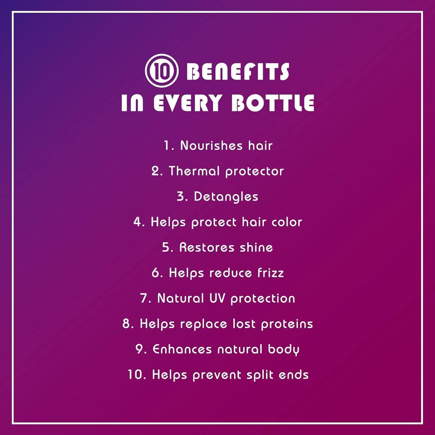 HOTIt's a 10 Haircare Miracle Leave-In product, 10 fl. oz.