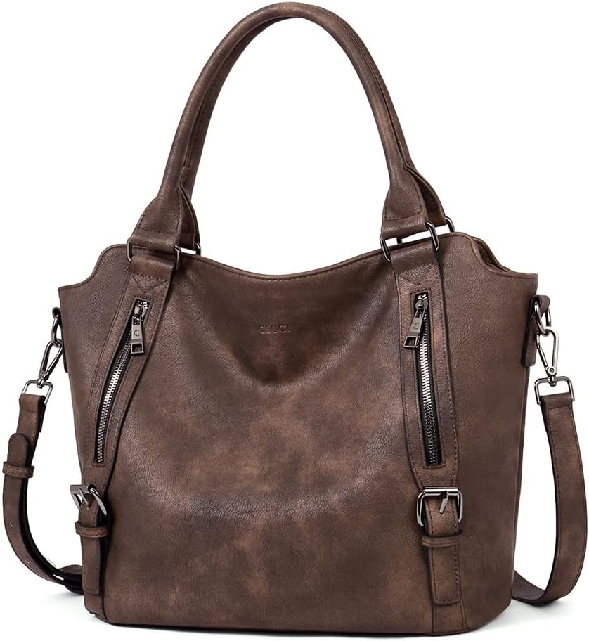 HOTCLUCI Hobo Bags for Women Bundle with Small Womens Wallet