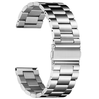 HOTNelumbo Quick Release Metal Chain Watch Bands,22MM Solid Stainless Steel Business Bracelet Strap for Samsung Gear S3/Galaxy Watch 46mm(2019)/Galaxy Watch 3 45mm