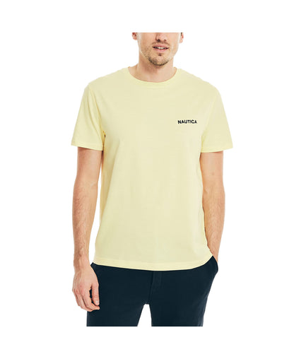 HOTNautica Men's Short Sleeve Solid Crew Neck T-Shirt Shirt