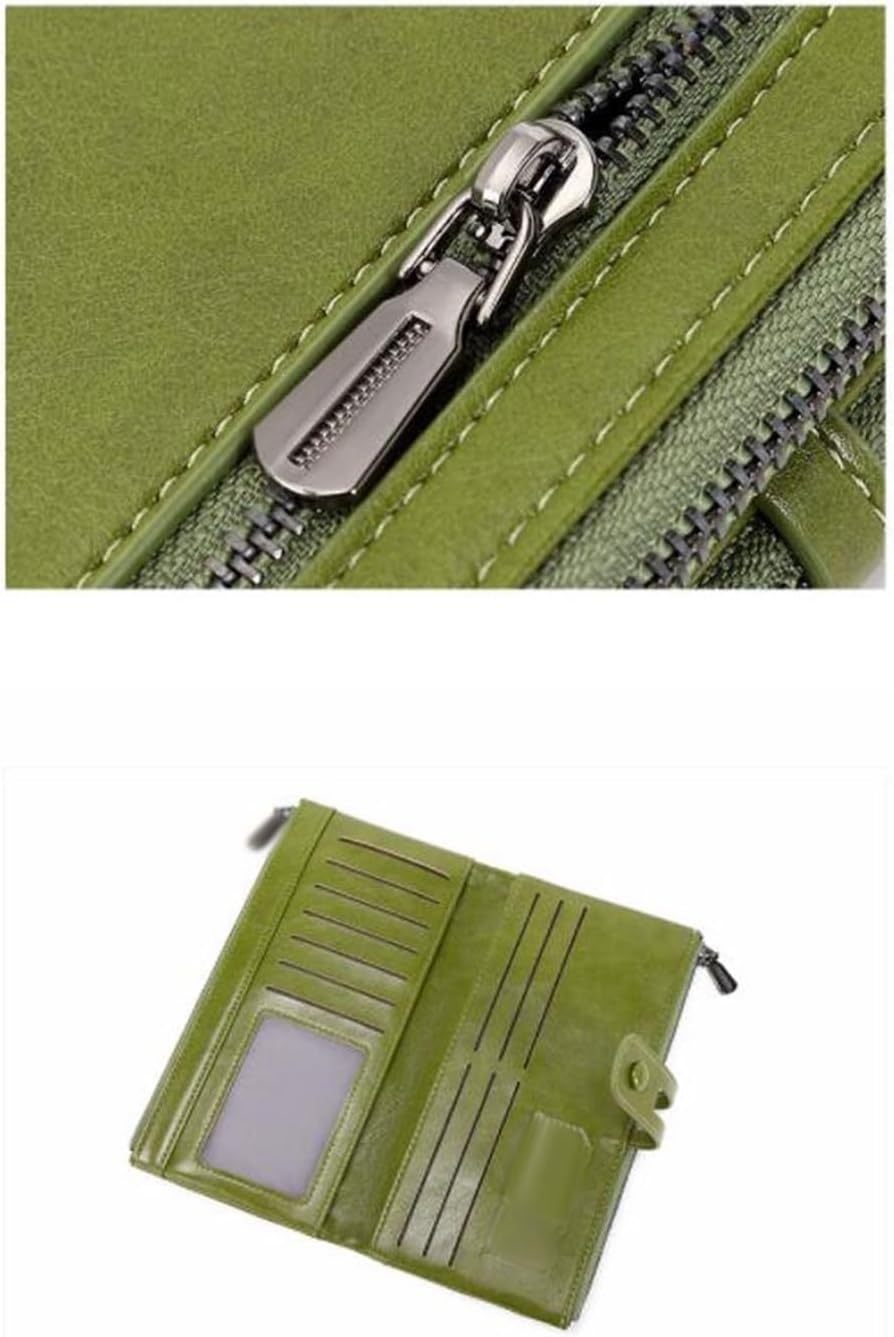 HOTHandbags Business Wallets Women's Money Clips Leather Card Cases Purses Blocking Wallet Money Organisers,Red