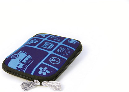 HOTVW Collection by Brisa Zipper Wallet, Blue
