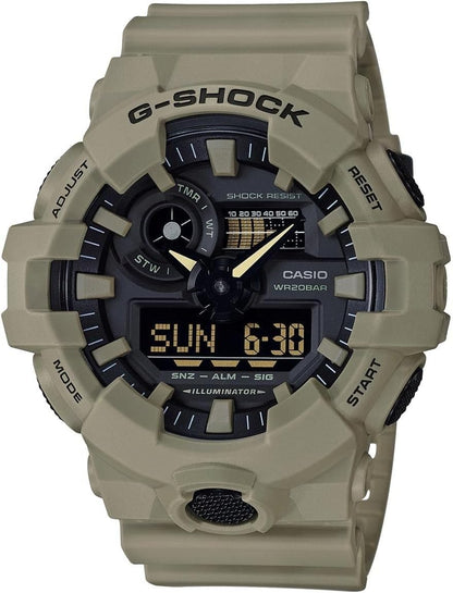 HOTCasio Men's 700UC Series G-Shock Quartz 200M WR Shock Resistant Resin Strap and Case