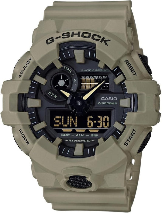HOTCasio Men's 700UC Series G-Shock Quartz 200M WR Shock Resistant Resin Strap and Case