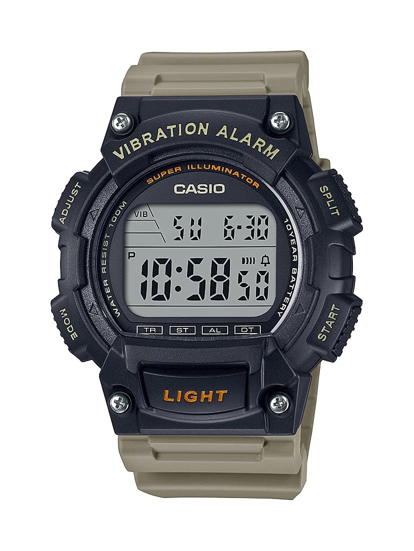 HOTCasio W736H Series | Men’s Digital Watch | 1/100 SEC Stopwatch | Countdown Timer | Super Illuminator LED Light | 100 M Water Resistance | Daily Alarm | Auto Calendar | Dual Time | 10 Yr Battery