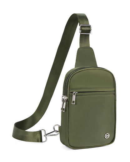 HOTCHOLISS Small Sling Bag for Women and Men, Crossbody Bags Trendy Fanny Packs Chest Bag with Extended Strap