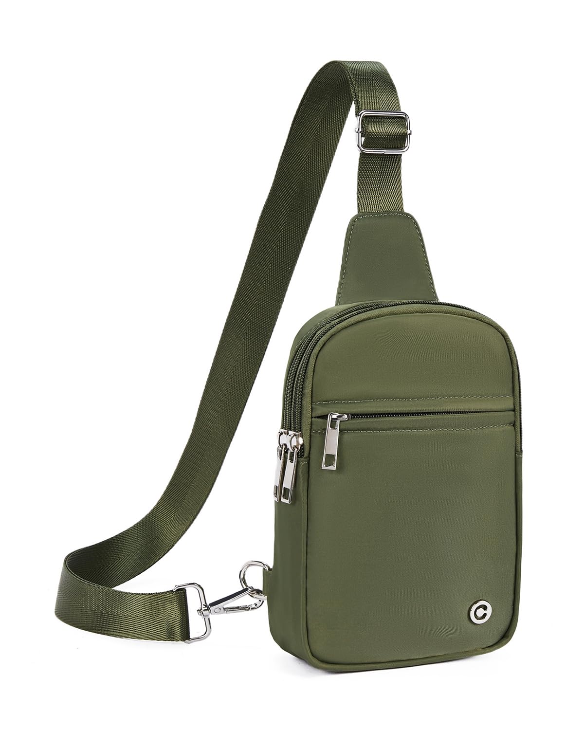 HOTCHOLISS Small Sling Bag for Women and Men, Crossbody Bags Trendy Fanny Packs Chest Bag with Extended Strap