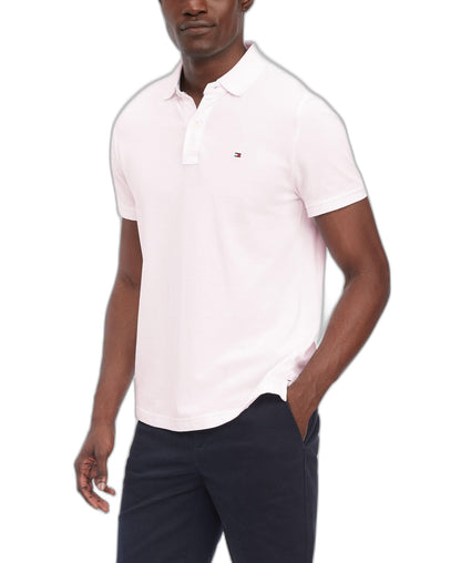 HOTTommy Hilfiger Men's Short Sleeve Moisture Wicking Stretch Polo Shirt With Quick Dry + Uv Protection