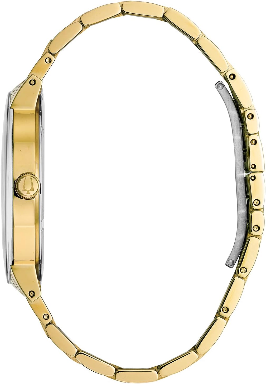 HOTBulova Men's 3-Hand Quartz Watch with Diamond Dial and Edge to Edge Crystal