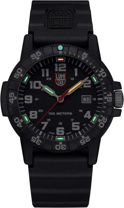 HOTLuminox Leatherback SEA Turtle Giant XS.0321.L Mens Watch 44mm - Military Watch in Black Date Function 100m Water Resistant