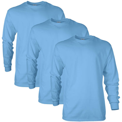 HOTGildan Adult Ultra Cotton Long Sleeve T-Shirt, Style G2400, Multipack