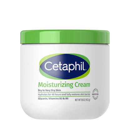 HOTCetaphil Face & Body Moisturizer, Hydrating Moisturizing Cream for Dry to Very Dry, Sensitive Skin, NEW 20 oz, Fragrance Free, Non-Comedogenic, Non-Greasy (Packaging May Vary)