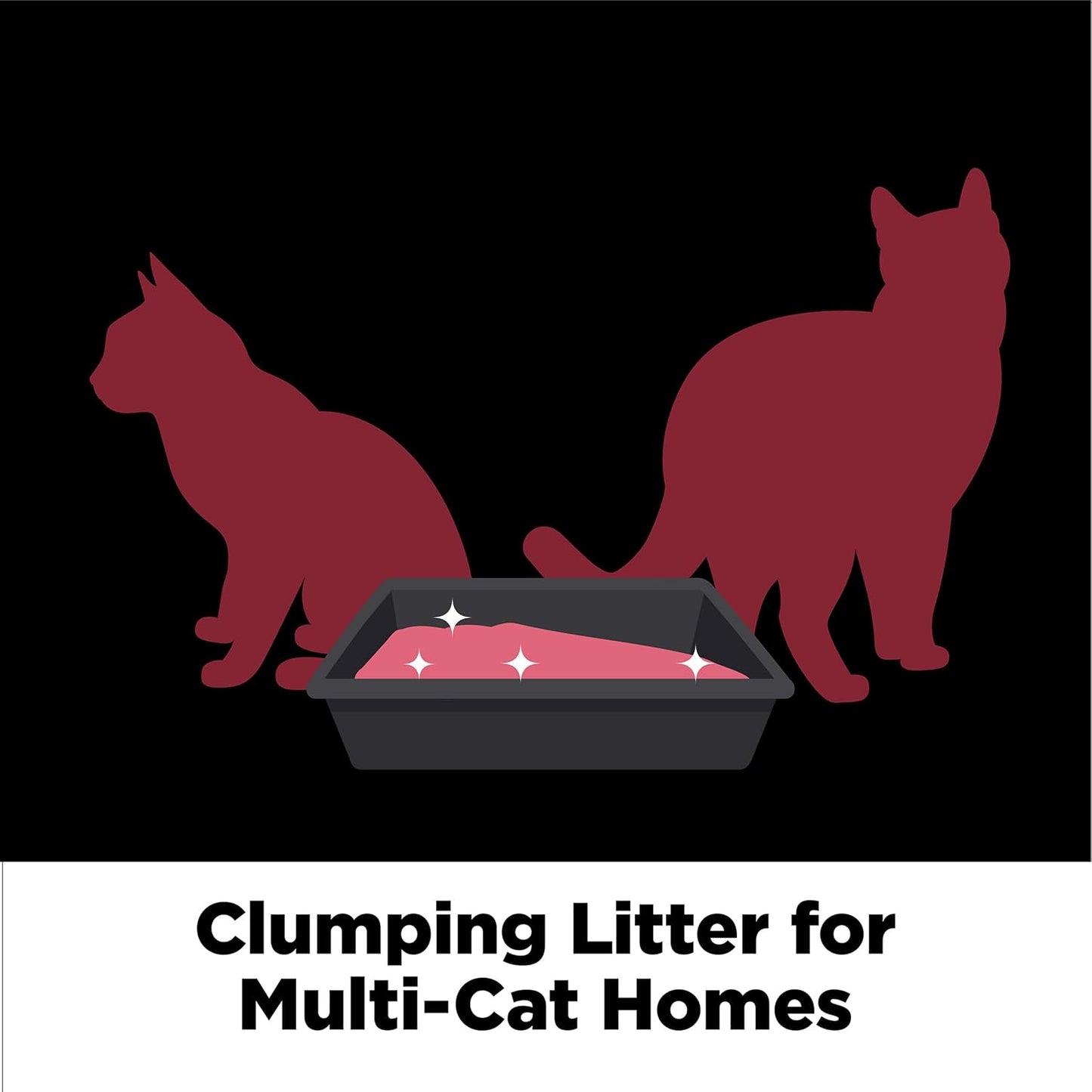 HOTARM & Hammer Clump & Seal Platinum Clumping Cat Litter, Online Only, 18 Lbs | Clumping Litter, Rock-Hard Clumps, Baking Soda Odor Eliminators, 14-Day Odor Control