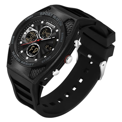 HOTFANMIS Mens Military Multifunction Digital LED Watch Electronic Waterproof Alarm Quartz Sports Watch