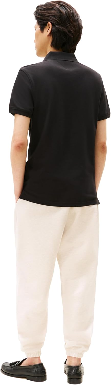 HOTTommy Hilfiger Men's Short Sleeve Polo Shirts in Slim Fit with Stretch and Organic Pique Cotton