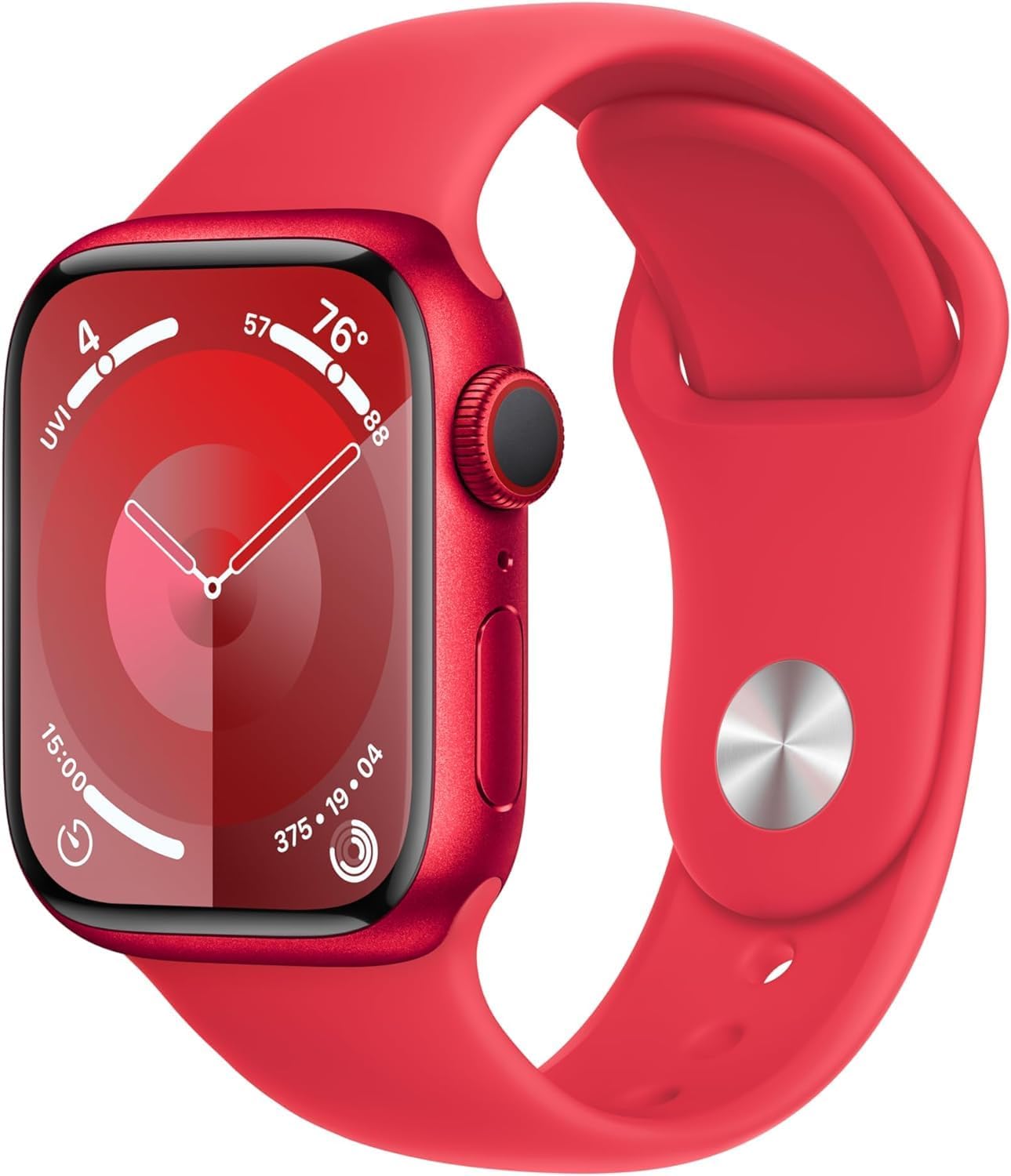 HOTApple Watch Series 9 [GPS, 45mm] - Midnight Aluminum Case with Midnight Sport Band, M/L (Renewed Premium)