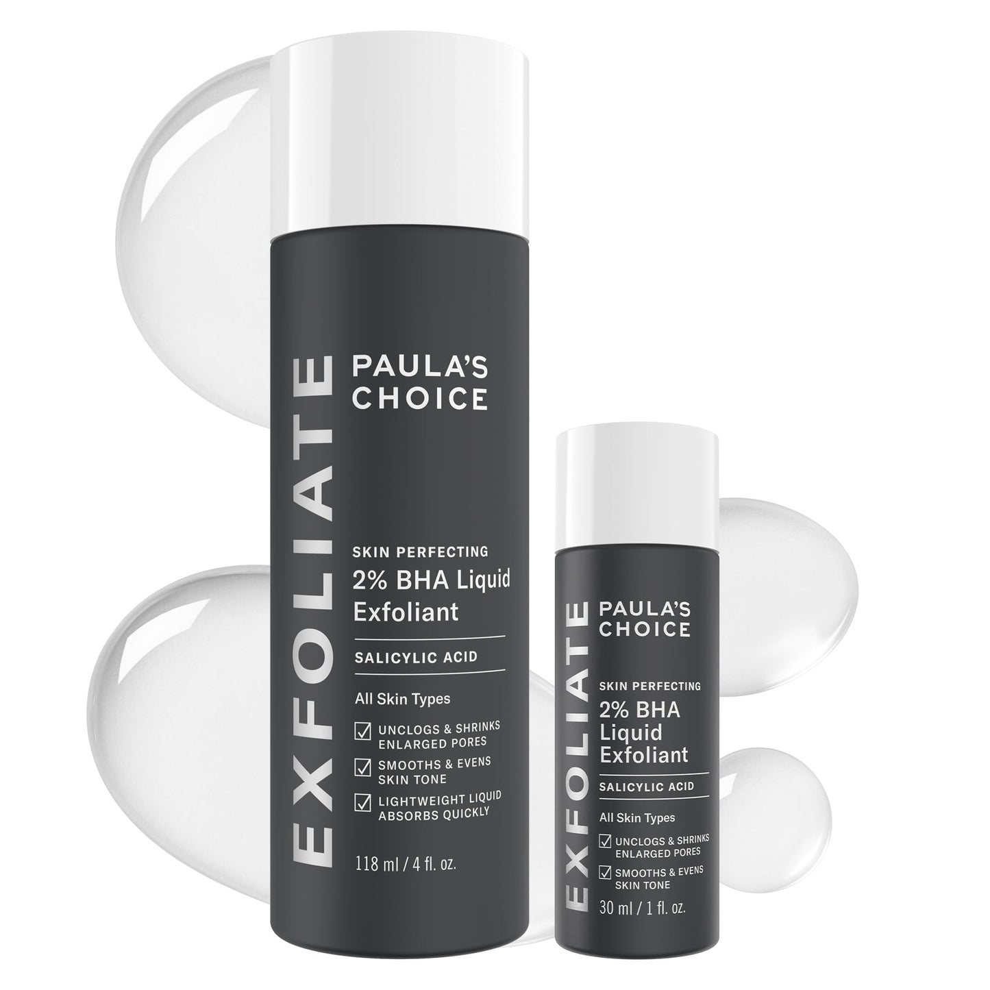 HOTPaula's Choice SKIN PERFECTING 2% BHA Liquid Exfoliant with Salicylic Acid, Facial Polish for Pores, Wrinkles & Fine Lines, Suitable for Blackhead-Prone Skin, Fragrance-Free