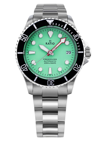 HOTRATIO FreeDiver Sapphire Crystal Diver Watch Japanese Automatic Movement Dive Watch 200m Water Resistant Diving Watch