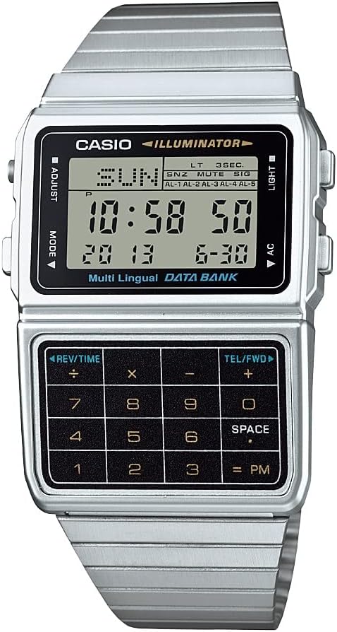 HOTCasio Memory Calculator Databank Watch