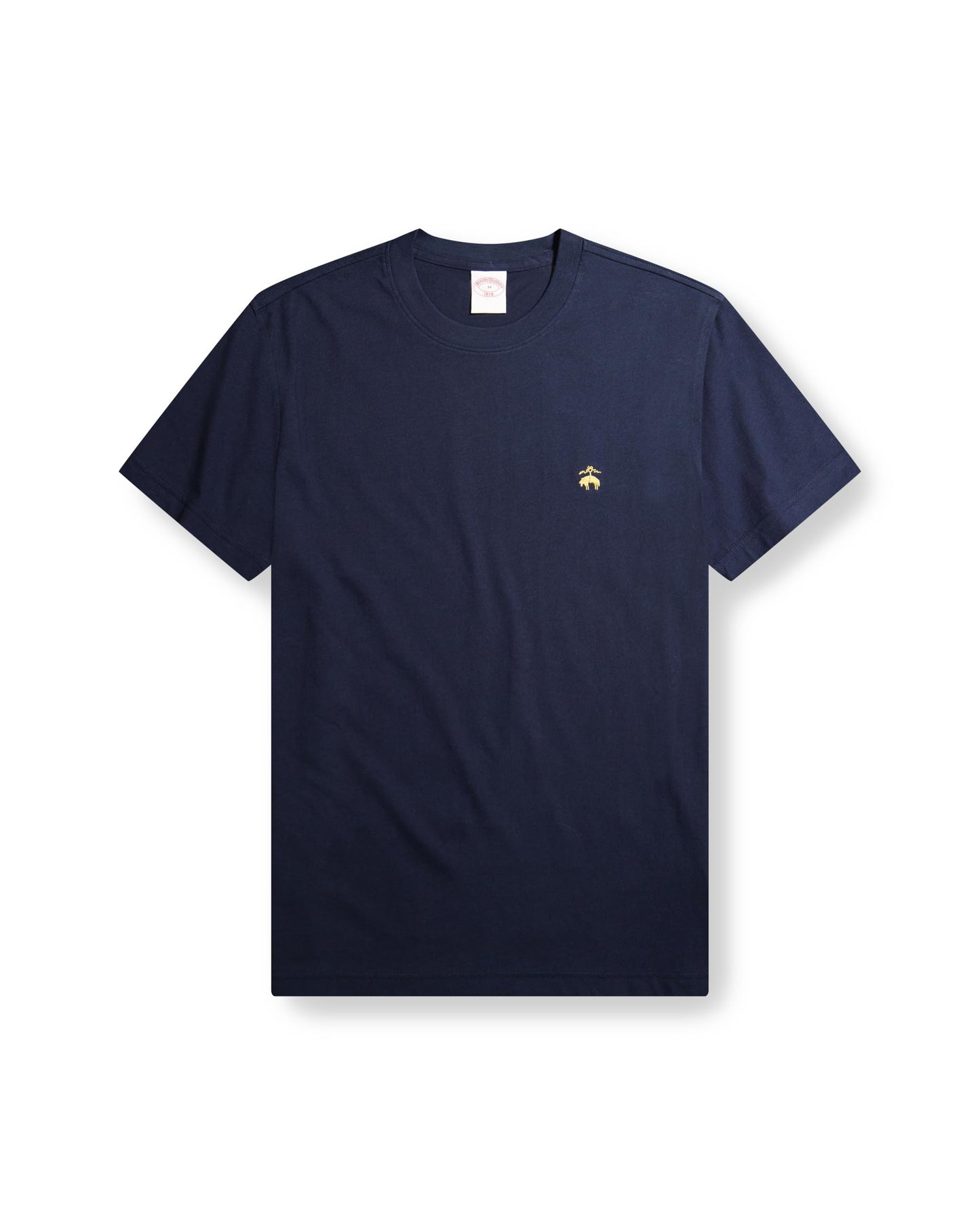 HOTBrooks Brothers Men's Short Sleeve Cotton Crewneck Logo T-Shirt