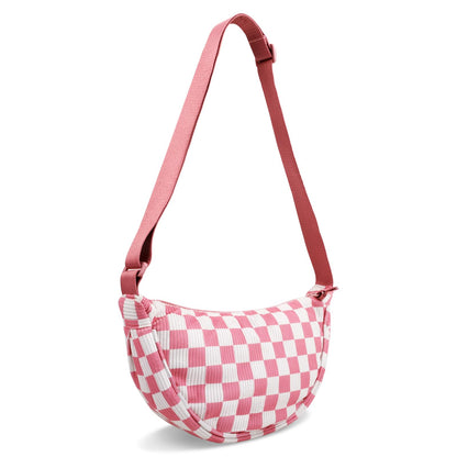 HOTNylon Crescent Crossbody Bag for Women Purses Trendy Men,Small Travel Sling Bag Hobo